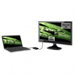 StarTech.com USB32DP4K USB grafiikka-adapteri 3840 x 2160 pikseliä Musta