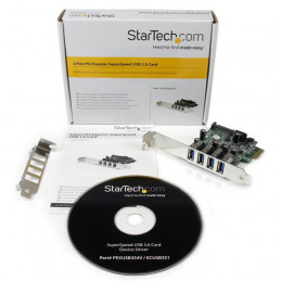 StarTech.com PEXUSB3S4V liitäntäkortti -sovitin Sisäinen USB 3.2 Gen 1 (3.1 Gen 1)