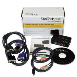 StarTech.com SV211KUSB KVM-kytkin Musta