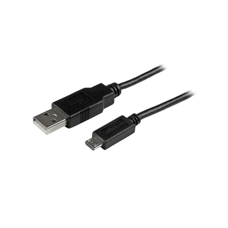StarTech.com USBAUB3MBK USB-kaapeli 3 m USB 2.0 USB A Micro-USB B Musta
