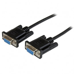 StarTech.com SCNM9FF2MBK sarjakaapeli Musta 2 m DB-9