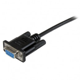 StarTech.com SCNM9FF2MBK sarjakaapeli Musta 2 m DB-9
