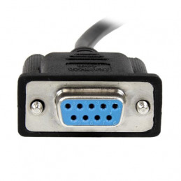 StarTech.com SCNM9FF2MBK sarjakaapeli Musta 2 m DB-9