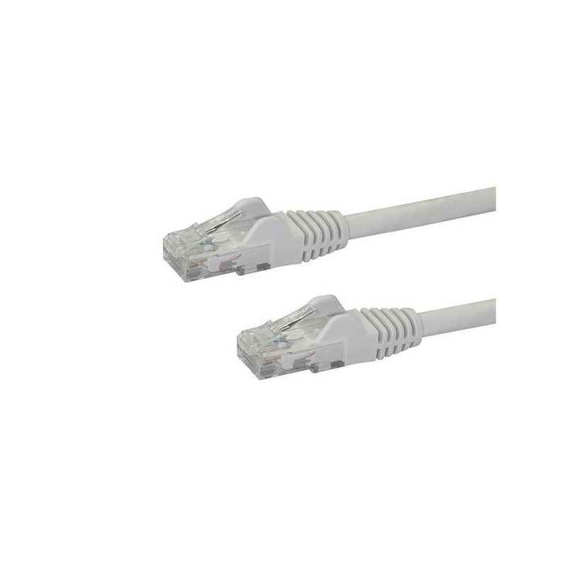 StarTech.com N6PATC1MWH verkkokaapeli Valkoinen 1 m Cat6 U UTP (UTP)