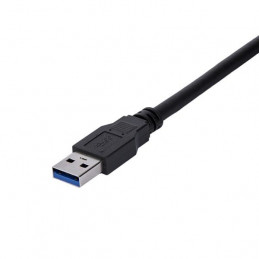 StarTech.com USB3SEXT1MBK USB-kaapeli 1 m USB 3.2 Gen 1 (3.1 Gen 1) USB A Musta
