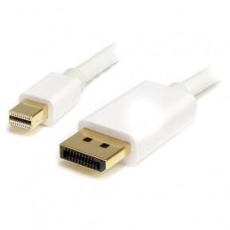 StarTech.com MDP2DPMM2MW DisplayPort-kaapeli 2 m mini DisplayPort Valkoinen