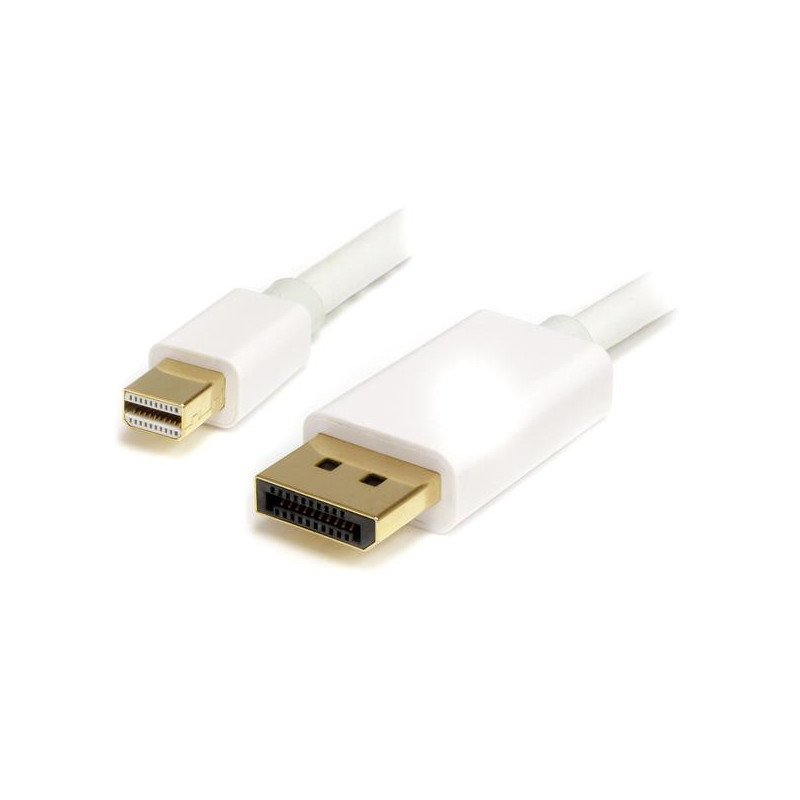 StarTech.com MDP2DPMM2MW DisplayPort-kaapeli 2 m mini DisplayPort Valkoinen