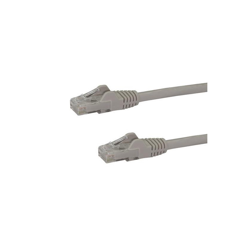 StarTech.com N6PATC3MGR verkkokaapeli Harmaa 3 m Cat6 U UTP (UTP)