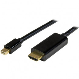 StarTech.com MDP2HDMM1MB videokaapeli-adapteri 1 m DisplayPort HDMI-tyyppi A (vakio) Musta