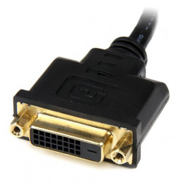 StarTech.com HDDVIMF8IN videokaapeli-adapteri 0,2 m HDMI DVI-D Musta