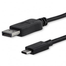 StarTech.com CDP2DPMM1MB videokaapeli-adapteri 1 m DisplayPort USB Type-C Musta