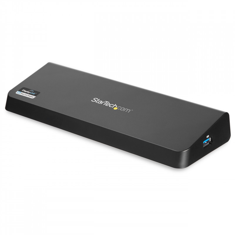 StarTech.com USB3DOCKHDPC kannettavien tietokoneiden telakka ja porttitoistin Langallinen USB 3.2 Gen 1 (3.1 Gen 1) Type-B Musta