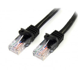 StarTech.com 45PAT5MBK verkkokaapeli Musta 5 m Cat5e U UTP (UTP)
