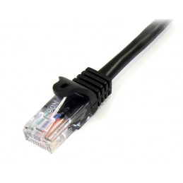 StarTech.com 45PAT5MBK verkkokaapeli Musta 5 m Cat5e U UTP (UTP)