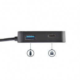 StarTech.com DKT30CHD kannettavien tietokoneiden telakka ja porttitoistin Langallinen USB 3.2 Gen 1 (3.1 Gen 1) Type-C Musta