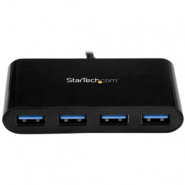 StarTech.com HB30C4AB keskitin USB 3.2 Gen 1 (3.1 Gen 1) Type-C 5000 Mbit s Musta