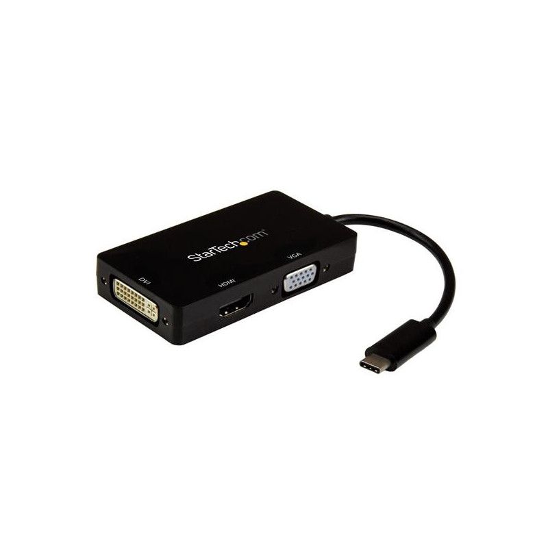 StarTech.com CDPVGDVHDBP USB grafiikka-adapteri 3840 x 2160 pikseliä Musta