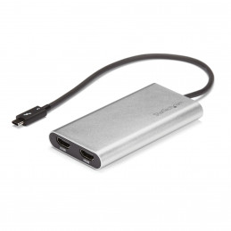 StarTech.com TB32HD24K60 USB grafiikka-adapteri 4096 x 2160 pikseliä Hopea