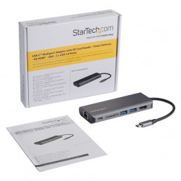 StarTech.com DKT30CSDHPD kannettavien tietokoneiden telakka ja porttitoistin Langallinen USB 3.2 Gen 1 (3.1 Gen 1) Type-C