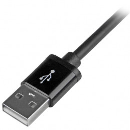 StarTech.com USBLT2MB Lightning-kaapeli 2 m Musta