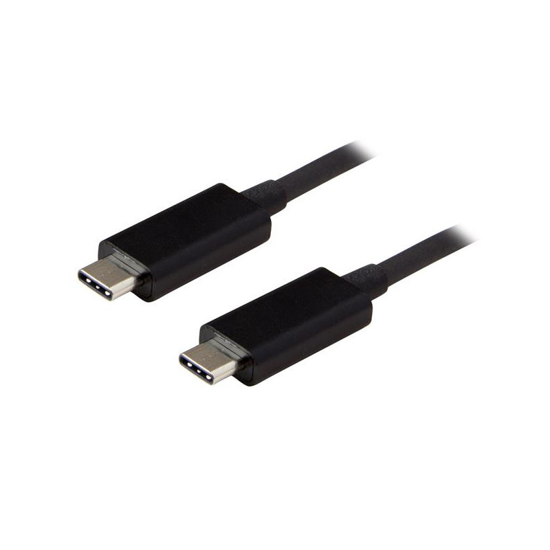 StarTech.com USB31CC1M USB-kaapeli 1 m USB 3.2 Gen 2 (3.1 Gen 2) USB C Musta
