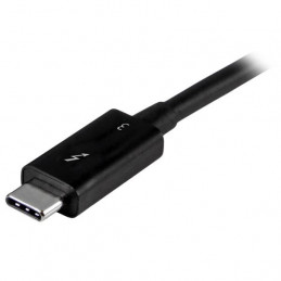 StarTech.com TBLT34MM50CM Thunderbolt-kaapeli 0,5 m 40 Gbit s Musta