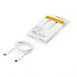 StarTech.com RUSBCLTMM1MW matkapuhelimen kaapeli Valkoinen 1 m USB C Lightning