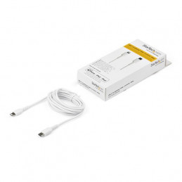 StarTech.com RUSBCLTMM2MW matkapuhelimen kaapeli Valkoinen 2 m USB C Lightning