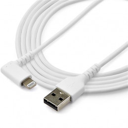 StarTech.com RUSBLTMM2MWR Lightning-kaapeli 2 m Valkoinen