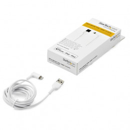 StarTech.com RUSBLTMM2MWR Lightning-kaapeli 2 m Valkoinen