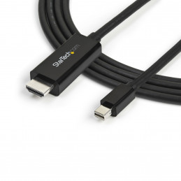 StarTech.com MDP2HDMM3MB videokaapeli-adapteri 3 m Mini DisplayPort HDMI Musta