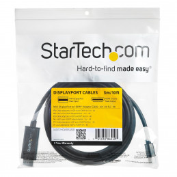 StarTech.com MDP2HDMM3MB videokaapeli-adapteri 3 m Mini DisplayPort HDMI Musta