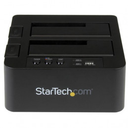 StarTech.com SDOCK2U313R levyjen monistuslaite HDD-monistaja 2 kopiot Musta