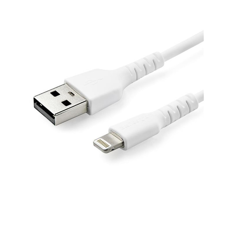 StarTech.com RUSBLTMM1M Lightning-kaapeli 1 m Valkoinen