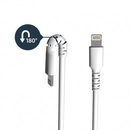 StarTech.com RUSBLTMM1M Lightning-kaapeli 1 m Valkoinen