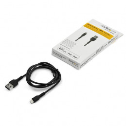 StarTech.com RUSBLTMM1MB Lightning-kaapeli 1 m Musta