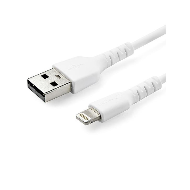 StarTech.com RUSBLTMM2M Lightning-kaapeli 2 m Valkoinen