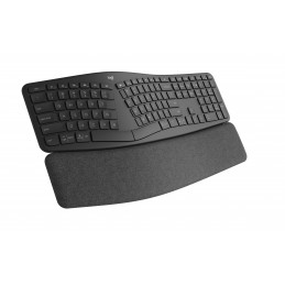 Logitech K860 for Business näppäimistö Bluetooth Pohjoismainen Grafiitti