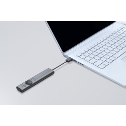 Logitech Spotlight Presentation Remote Wifi-esittelylaite Bluetooth RF Harmaa