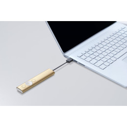 Logitech Spotlight Presentation Remote Wifi-esittelylaite Bluetooth RF Kulta