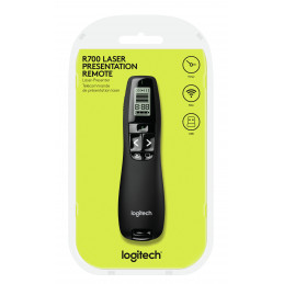 Logitech Professional Presenter R700 Wifi-esittelylaite RF Musta