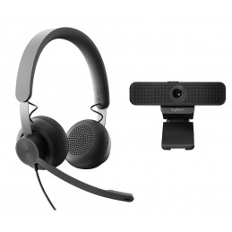 Logitech Zone Wired UC videoneuvottelujärjestelmä 1 henkilö(t) 3 MP Henkilökohtainen videoneuvottelujärjestelmä