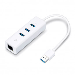 TP-LINK UE330 USB 3.2 Gen 1 (3.1 Gen 1) Type-A 1000 Mbit s Valkoinen