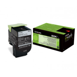 Lexmark 802K värikasetti 1 kpl Alkuperäinen Musta
