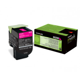 Lexmark 802M värikasetti 1 kpl Alkuperäinen Magenta