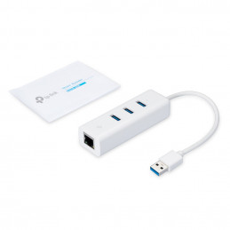 TP-LINK UE330 USB 3.2 Gen 1 (3.1 Gen 1) Type-A 1000 Mbit s Valkoinen