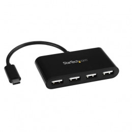 StarTech.com ST4200MINIC keskitin USB 2.0 Type-C 480 Mbit s Musta
