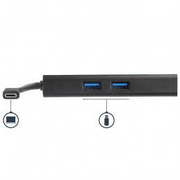 StarTech.com DKT30CHPD kannettavien tietokoneiden telakka ja porttitoistin Langallinen USB 3.2 Gen 1 (3.1 Gen 1) Type-C Musta