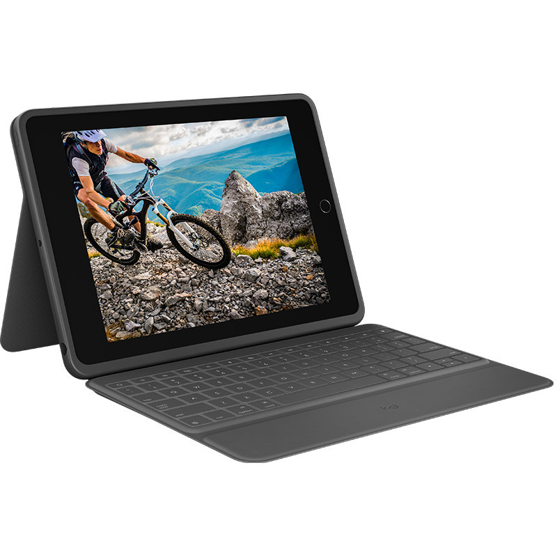 Logitech Rugged Folio Grafiitti USB Type-C QWERTY Tanska, Suomi, Norjalainen, Ruotsi