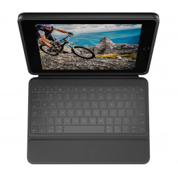 Logitech Rugged Folio Grafiitti USB Type-C QWERTY Tanska, Suomi, Norjalainen, Ruotsi